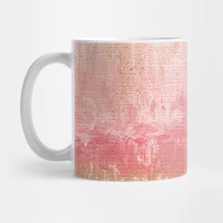 Green Pink Abstract Art Mug